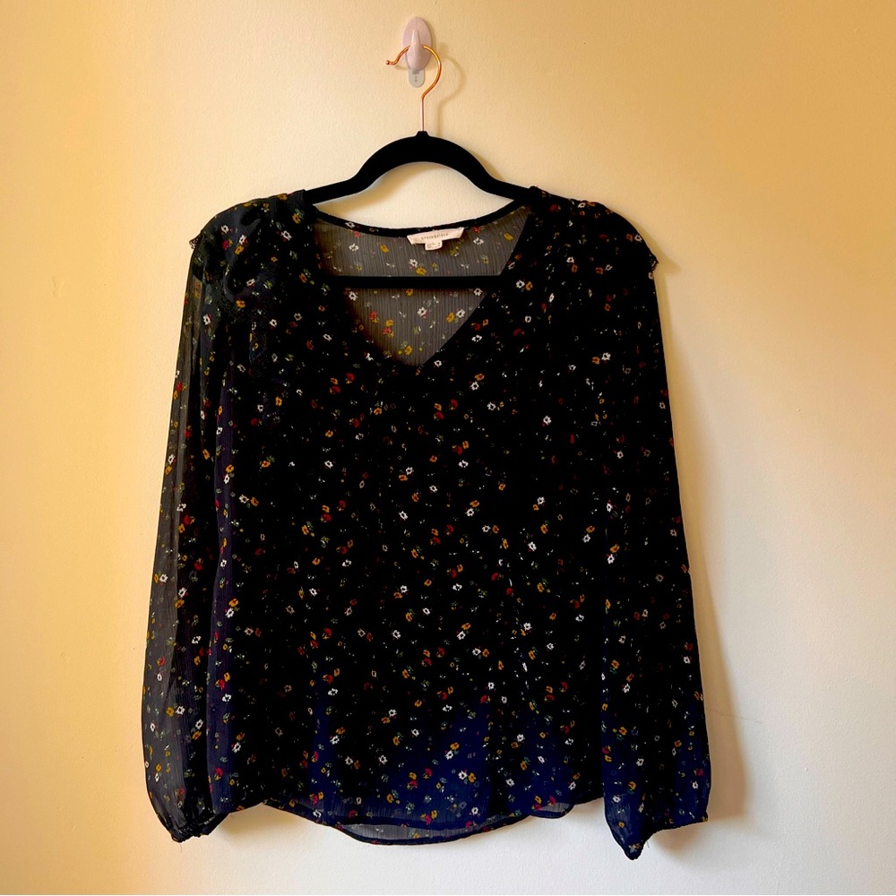 Vintage navy blue top
